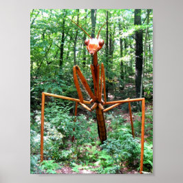 Poster van grote Praying Mantis