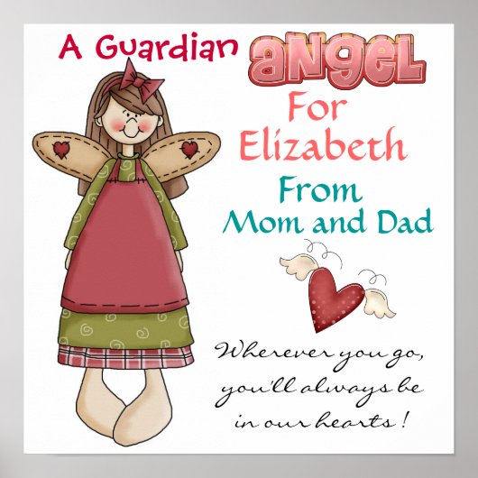 Poster van Guardian Angel door SRF (Voorkant)