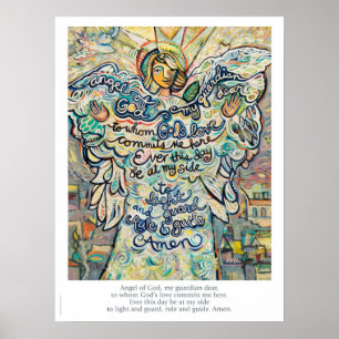 Poster van Guardian Angel Prayer
