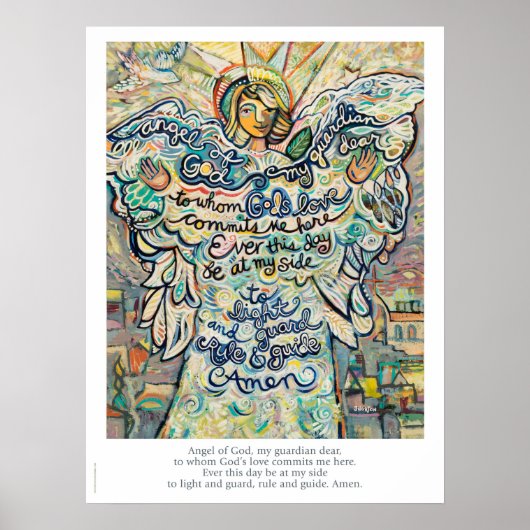Poster van Guardian Angel Prayer (Voorkant)
