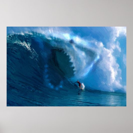 Poster van haaienzijde (Voorkant)