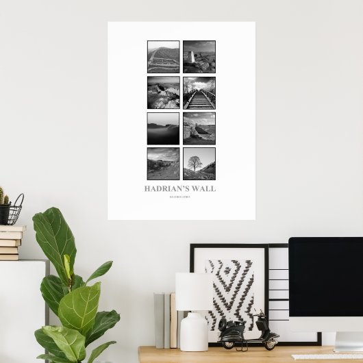 Poster van Hadrians muur (Thuiskantoor)