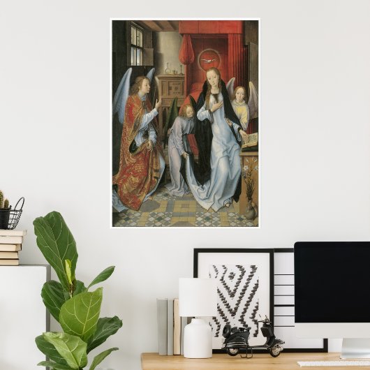 Poster van Hans Memling (Thuiskantoor)