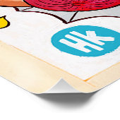 Poster van Hawk Krall, groot West Virginia Hot Dog (Hoek)