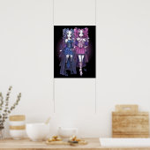 Poster van Haylee en Maegan Gothic Fairies (Keuken)