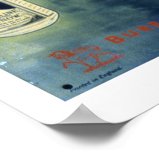 Poster van hazeline-sneeuwpop (Hoek)