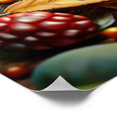 Poster van herfstdieren (Hoek)