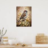 Poster van herfstdieren (Keuken)