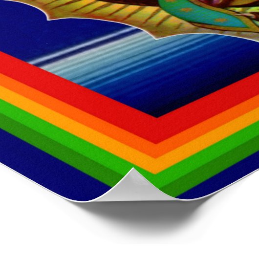 Poster van het Afbeelding van onze dame van Guadal (Hoek)