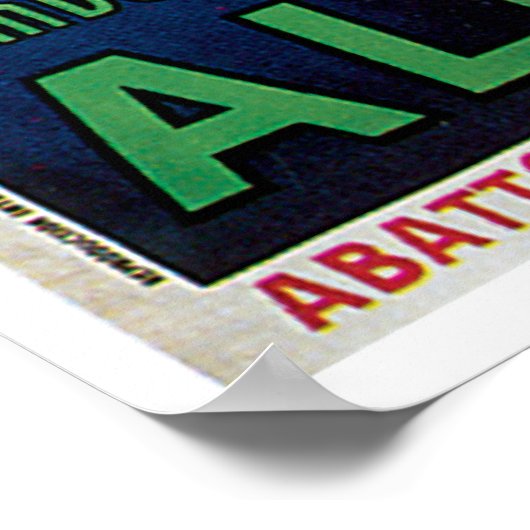 Poster van het  Alhambra- vanaf 11.20 uur (Hoek)