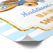  Poster van het Baby shower (Hoek)