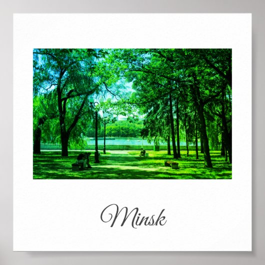 Poster van het Belarussische mijnpark Life (Voorkant)
