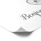 Poster van het boek van de gast van de bike & van  (Hoek)