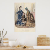 Poster van het Bord van de Antiek Mode - Heloise L (Keuken)