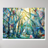 Poster van het bos van Life (Voorkant)