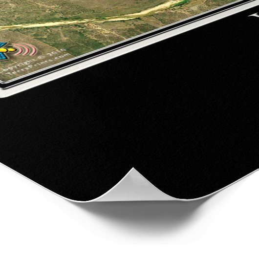 Poster van het Buchanan Texas-meer (Hoek)