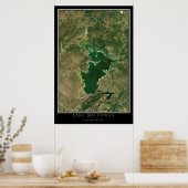 Poster van het Buchanan Texas-meer (Keuken)