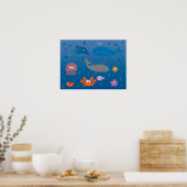 Poster van het cartoon-leven voor kinderen (Keuken)