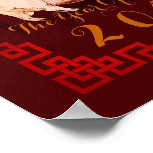 Poster van het Chinese Lijst van het schilderen va (Hoek)