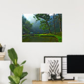 Poster van het Cityscape Natuur Scenery-meer in he (Thuiskantoor)