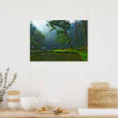 Poster van het Cityscape Natuur Scenery-meer in he (Keuken)
