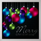 Poster van het Collectie van Kerstmis Bauble Bonan (Voorkant)