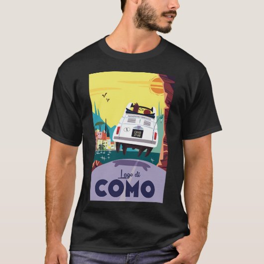 Poster van het Comomeer T-shirt (Voorkant)