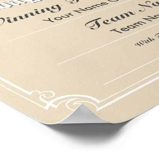 Poster van het concurrentiecertificaat voor afval (Hoek)