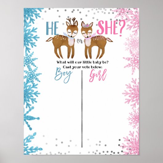 Poster van het Deer Animal Voking Board (Voorkant)