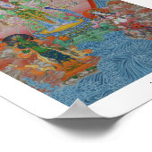 Poster van het duizenden en gewapende Avalokiteshv (Hoek)