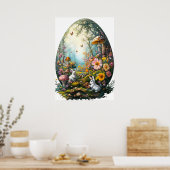 Poster van het Easter Egg Forest (Keuken)