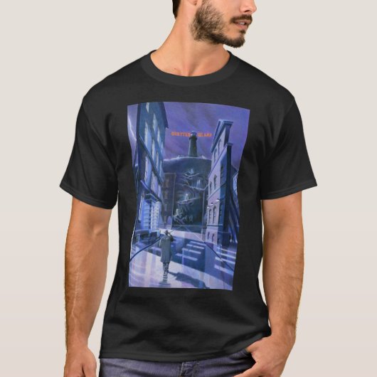 Poster van het eiland Shutter T-shirt (Voorkant)