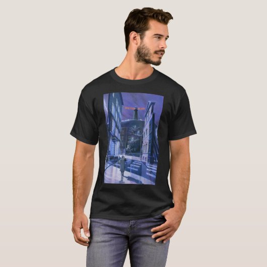 Poster van het eiland Shutter T-shirt (Voorkant volledig)
