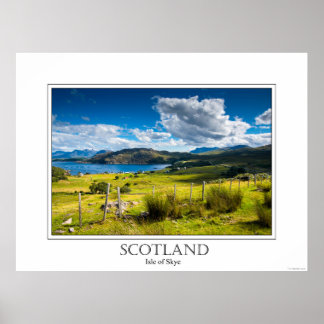 Poster van het eiland Skye in Schotland