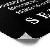  Poster van het Filmweddenschap Fotosjabloon (Hoek)