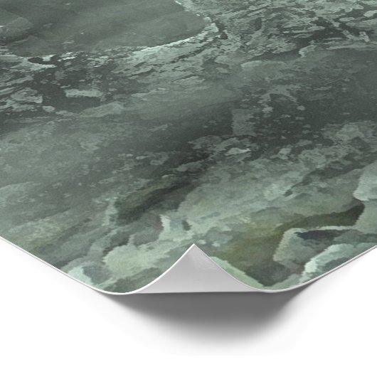 Poster van het gehakte huis (Hoek)