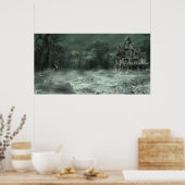 Poster van het gehakte huis (Keuken)