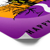 Poster van het gehakte huis (Hoek)