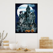 Poster van het gehakte huis (Keuken)