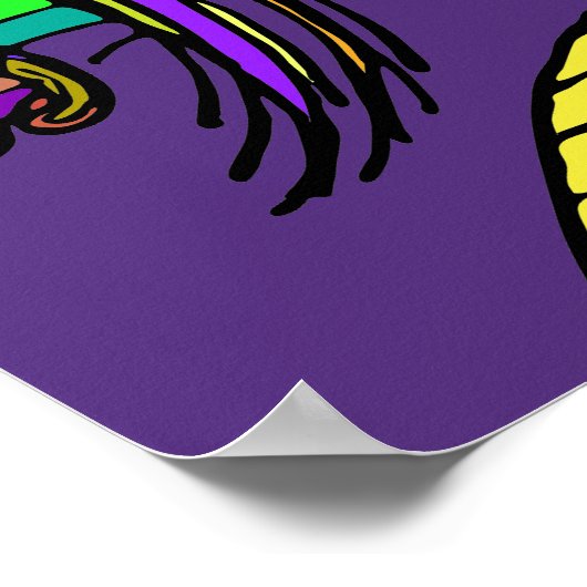 Poster van het gehakte huis (Hoek)