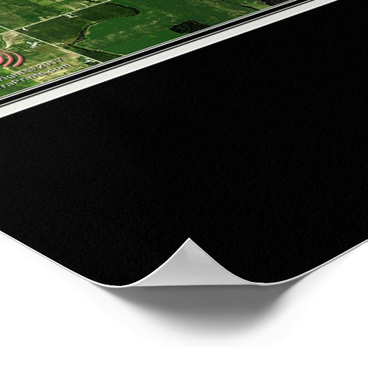 Poster van het Grand Lake Celina Ohio (Hoek)