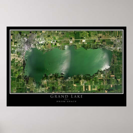 Poster van het Grand Lake Celina Ohio (Voorkant)