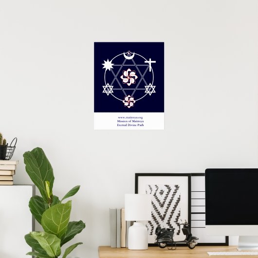 Poster van het grootste teken (Thuiskantoor)