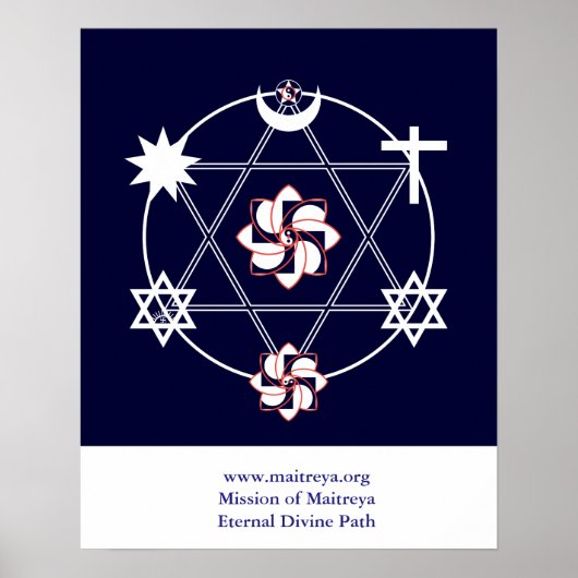 Poster van het grootste teken (Voorkant)