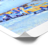 Poster van het Guggenheim Museum in New York City (Hoek)