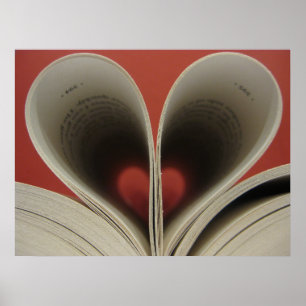 Poster van het hart