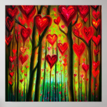 Poster van het hartwoud