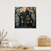 Poster van het heksenhuis (Keuken)