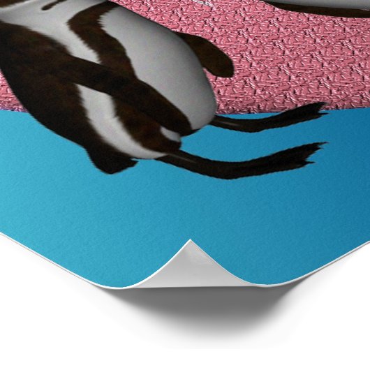 Poster van het Jubileum van pinguïns (Hoek)