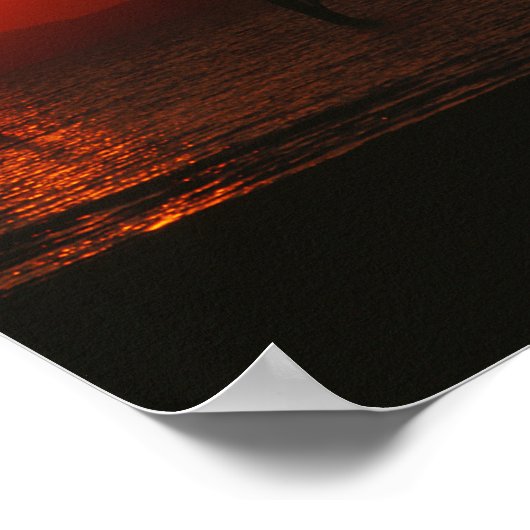 Poster van het Kariba-meer (Hoek)